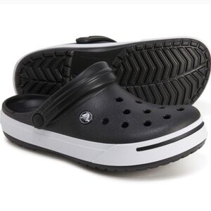 Crocs Crocband ll Black and White Clog Size 7 Women